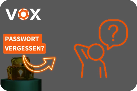 Passwort vergessen was tun Vox Casino in Germany