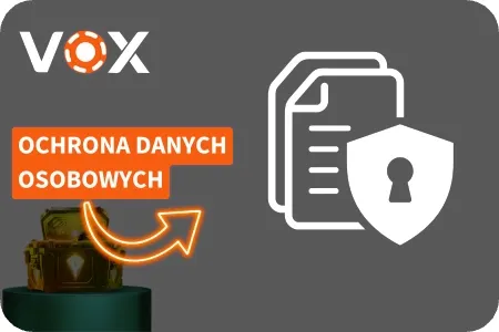 ochrony danych osobowych główna Vox Casino