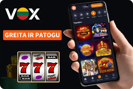 Vox Casino App Greita ir patogu