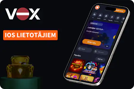 vox casino app iOS lietotajiem