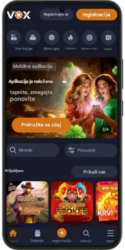 Vox Casino App Obiscite uradno spletno stran