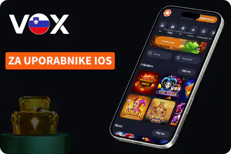vox casino app Za uporabnike iOS